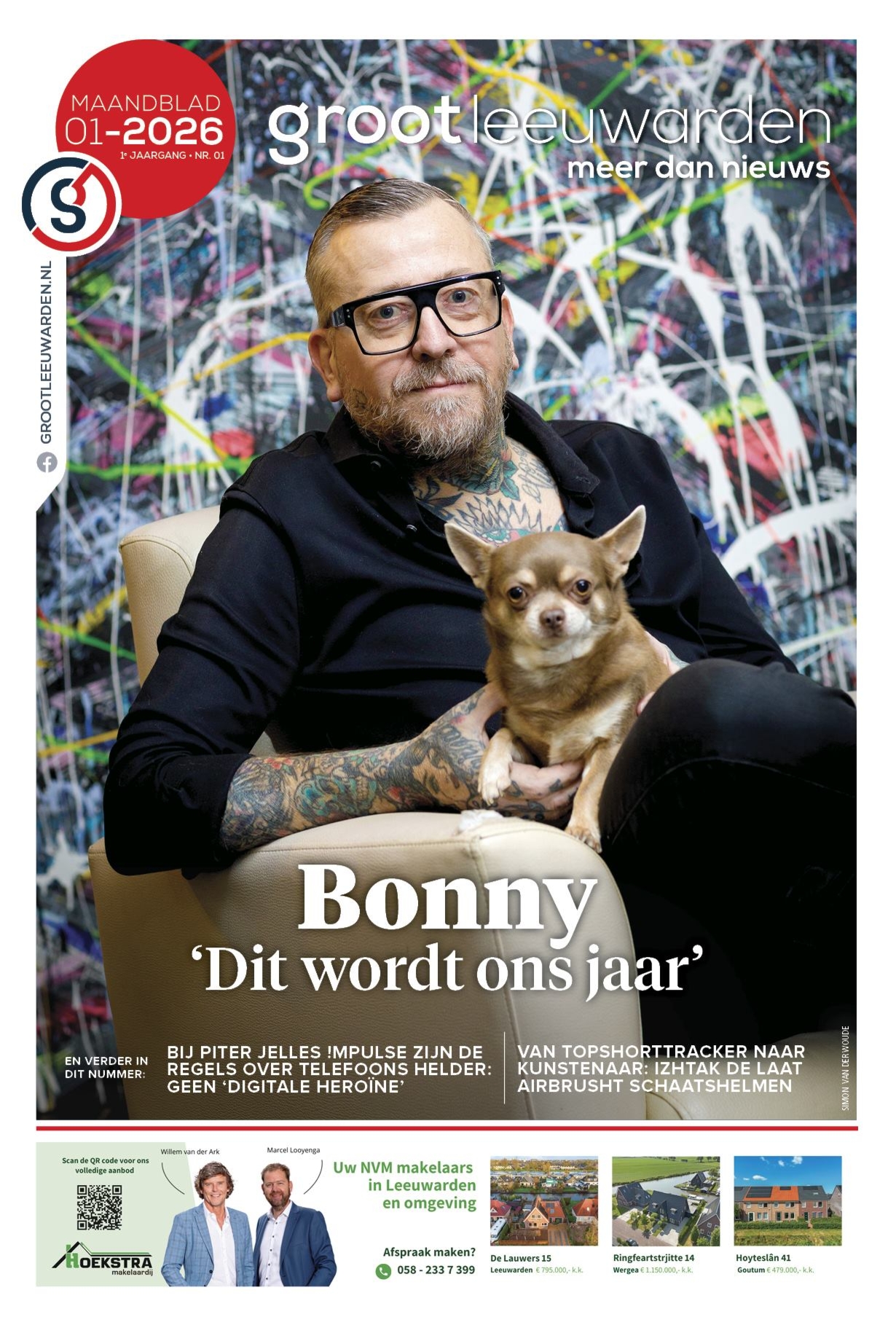 Cover van het maandblad GrootLeeuwarden