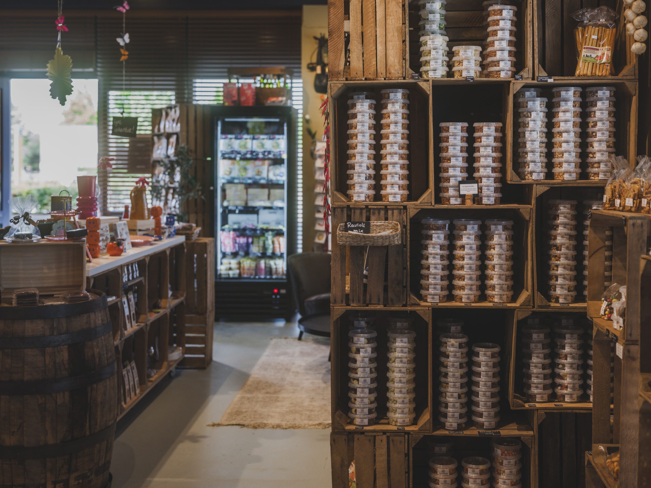Winkel met streekproducten